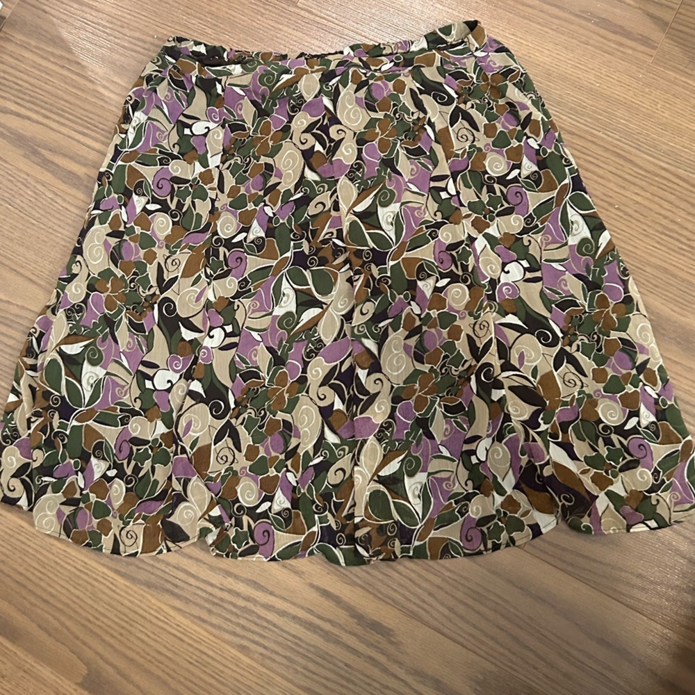 George ladies patterned midi skirt